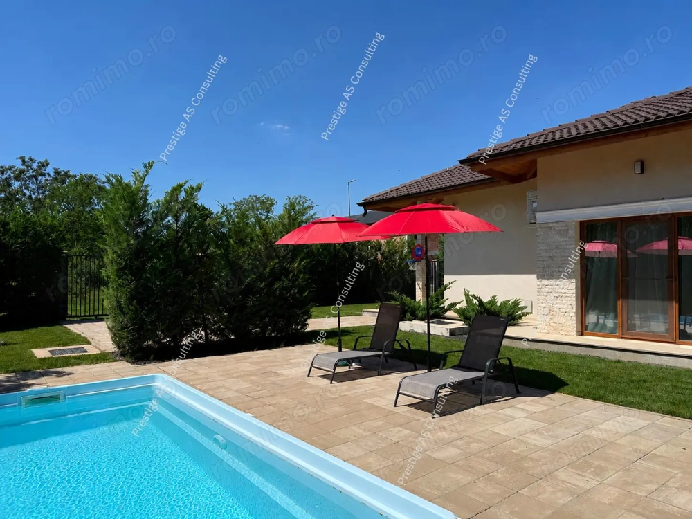 Vila Luxury plan Parter | Piscina & Zona BBQ | Dumbravita – Str. Panselutelor