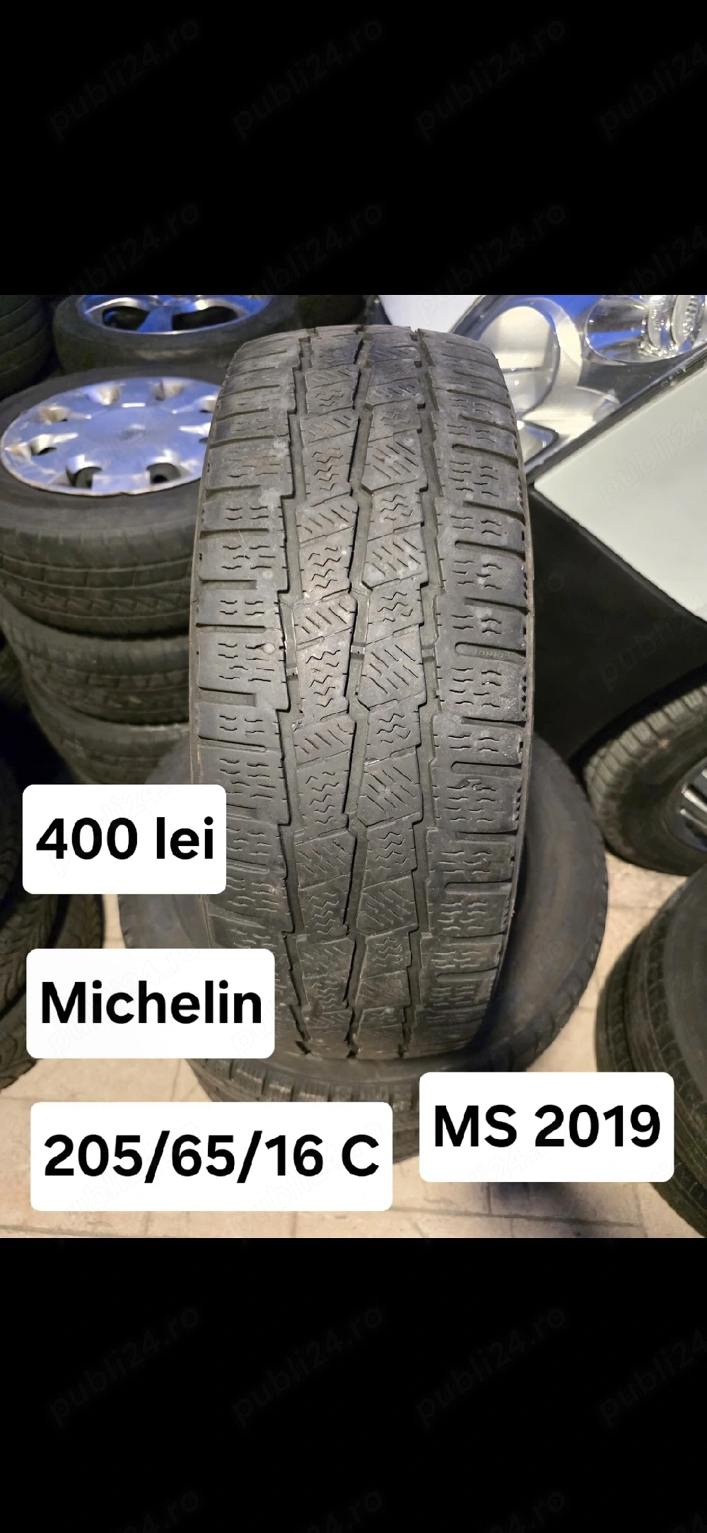 Set 4 anvelope MS 205/65/16 C Michelin 2019