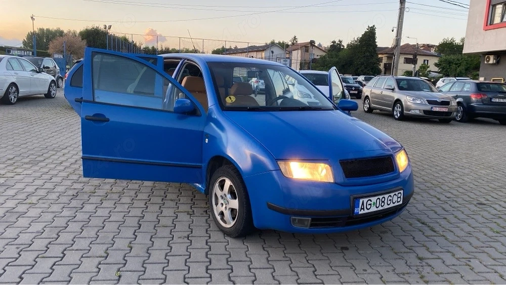  koda Fabia 1.4 Benzină (101 CP)   Interior Deosebit Crem Bej