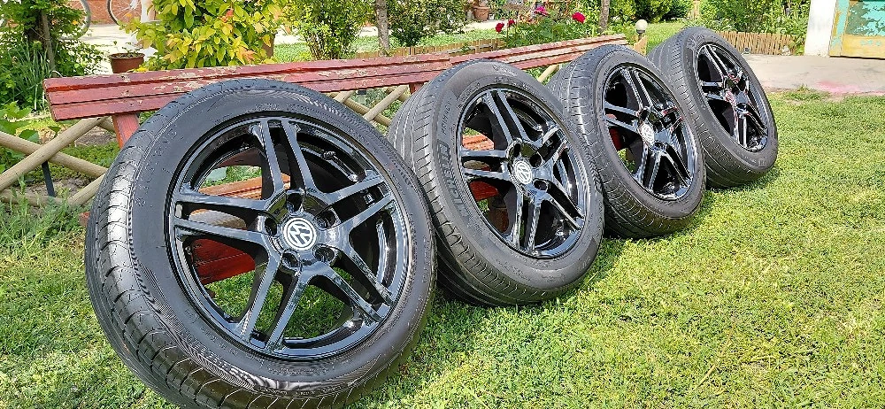 Jante 5x112 R16 + Cauciucuri 205/55R16 