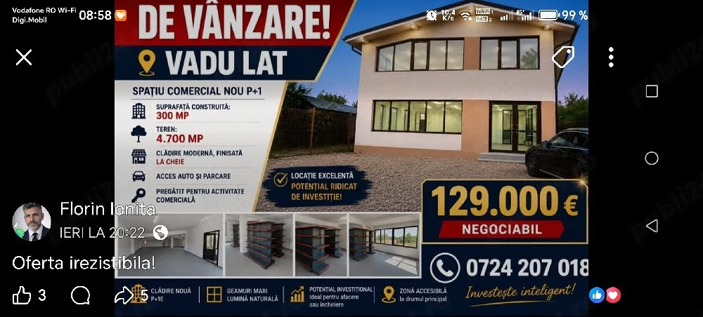 De vănzare ,