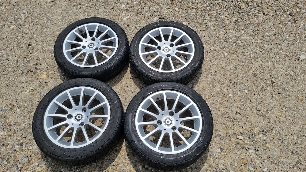 Jante roti Smart 15 anvelope vara