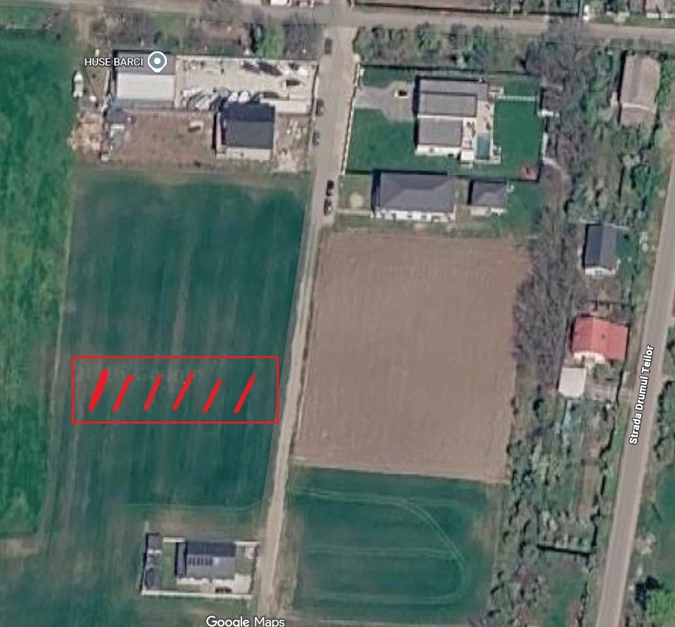 Teren intravilan 1.000 mp   deschidere 15 m   ideal investiție