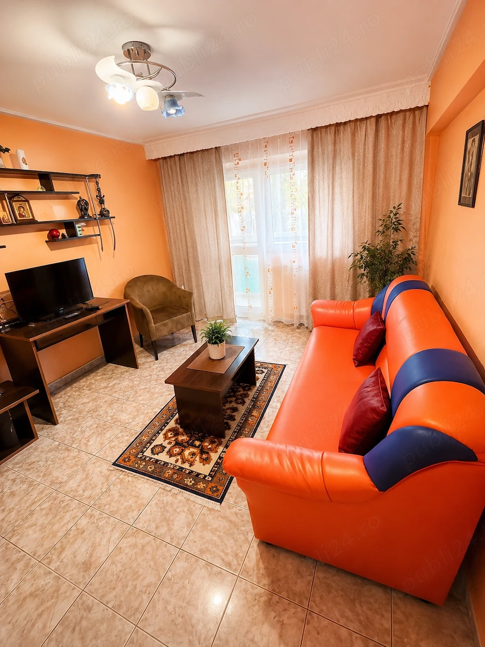 Închiriez apartament 2 camere 66mp zona Radu Negru 
