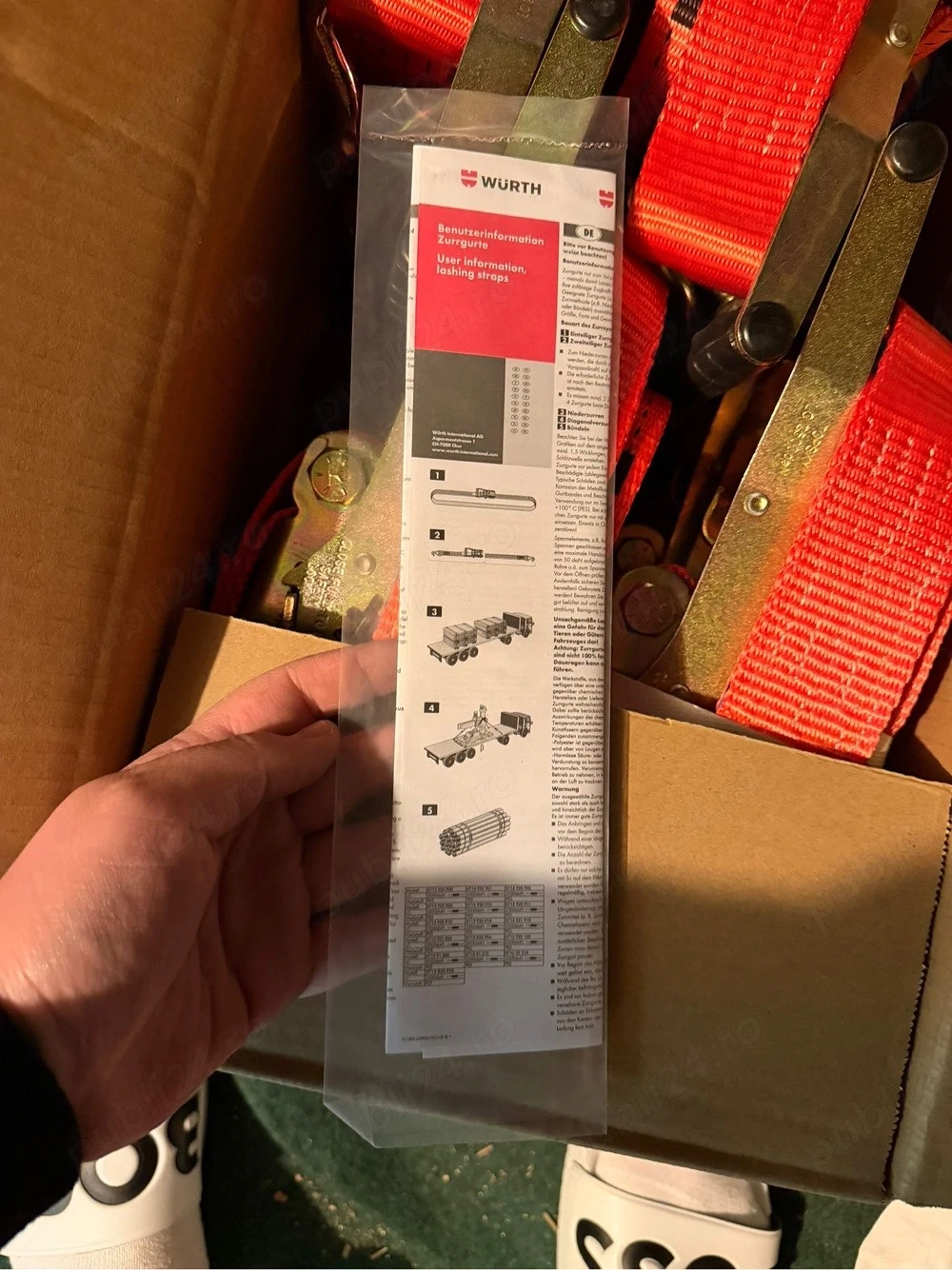 Chingi profesionale Würth pentru camion / semiremorcă 7,5 m 