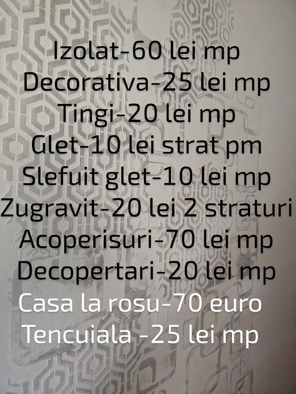 execut lucrai in constructi