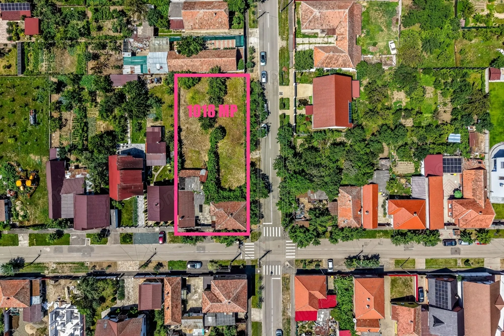 Casă cu teren 1018 mp și 2 fronturi stradale- Bujac