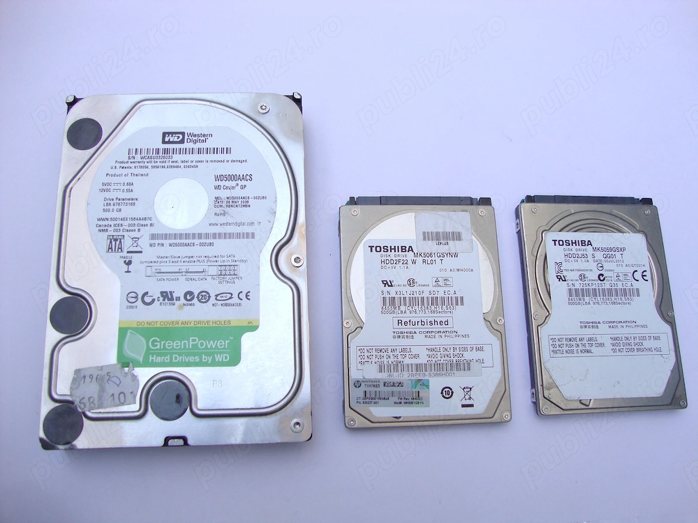 Hard disk-uri defecte