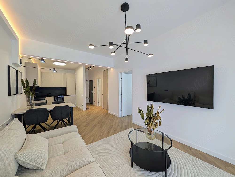 Apartament modern cu 2 camere, complet mobilat și utilat, zona Tineretului