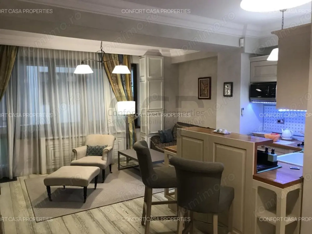 Soseaua Nordului - Herastrau, duplex 2 camere, mobilat utilat modern, terasa