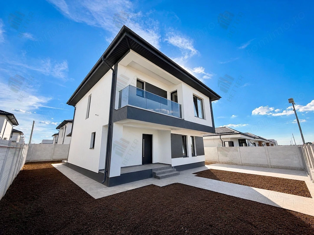 Casă individuală de vânzare Berceni | 5 camere 3 băi | la cheie | terasă- 345 mp | Gata de mutare