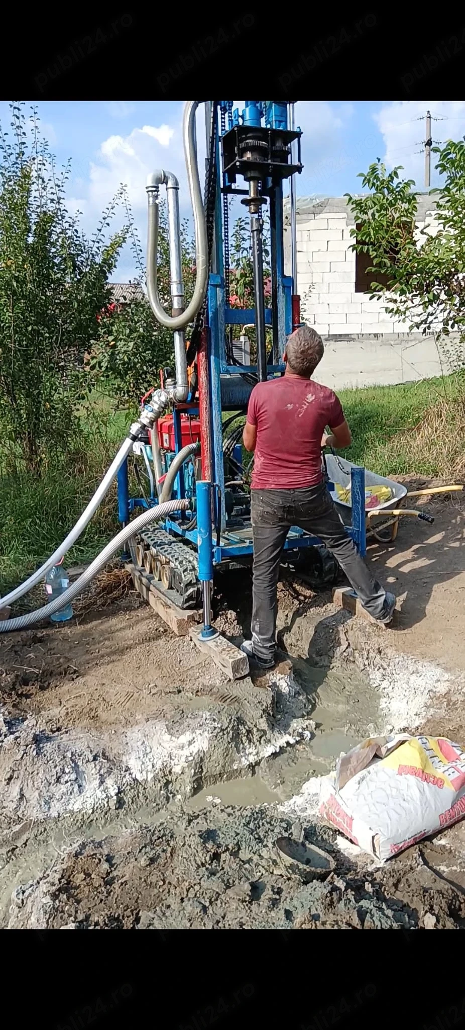 vand utilaj foraj 150m aproape noua
