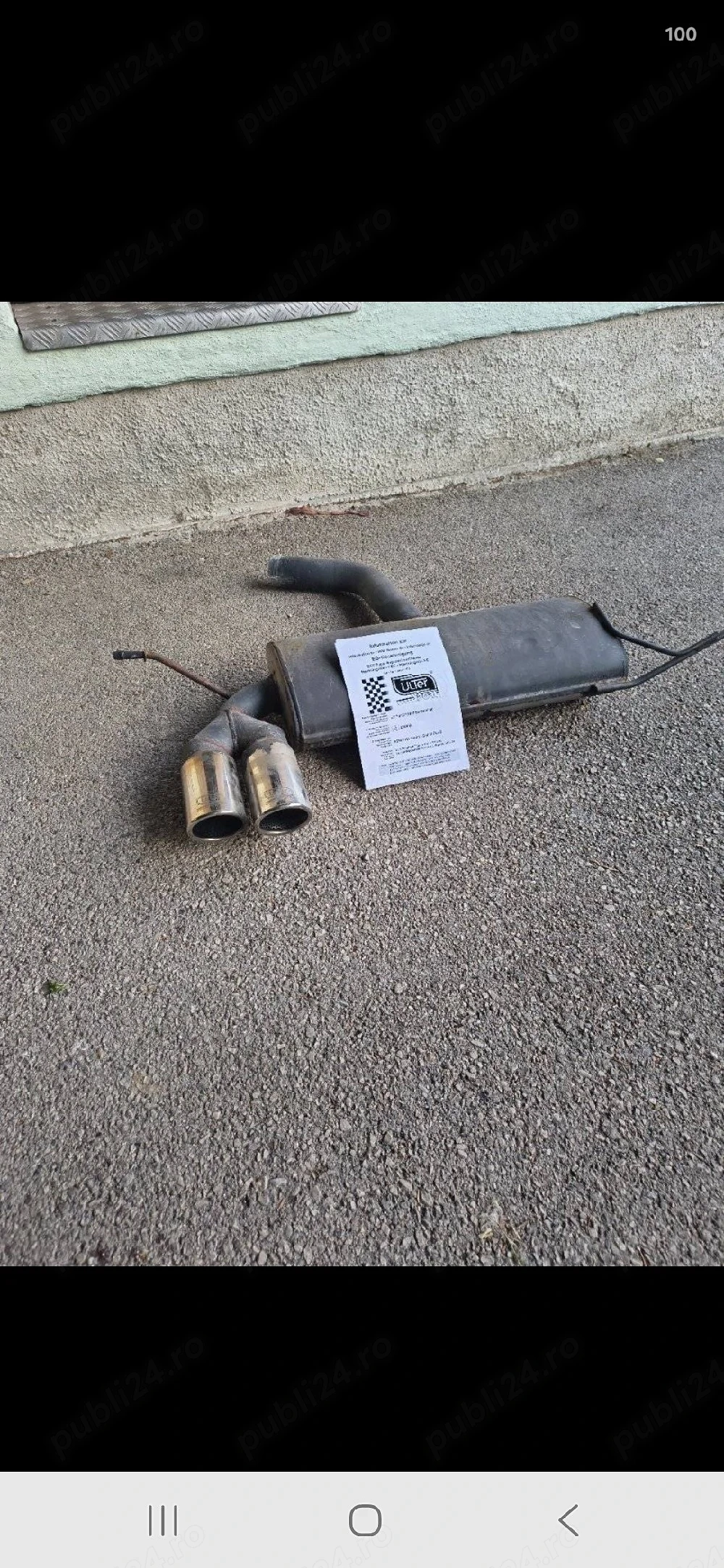 Toba evacuare dubla Vw Golf 5 Passat Etc