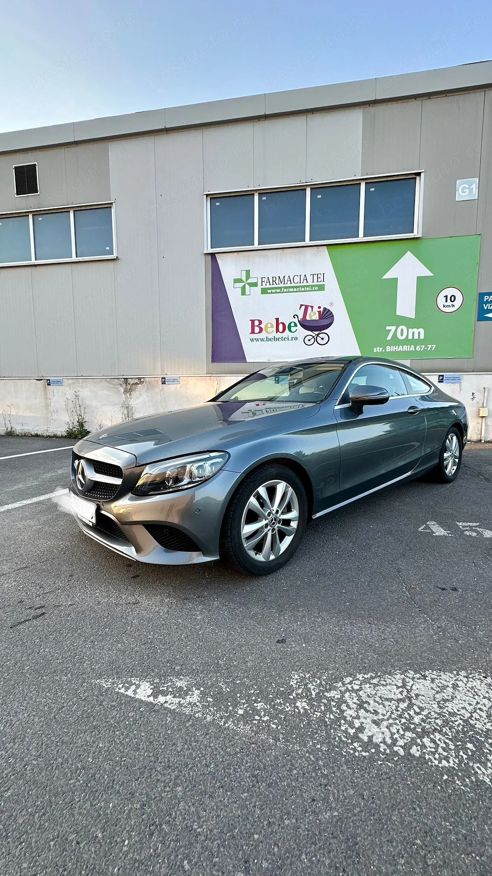 Vând Mercedes C Coupe 2019 Gri Hybrid 