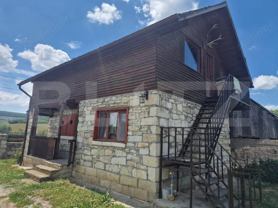 Casă cu 2 clădiri, foișor generos și teren de 3300 mp - Cornesti 