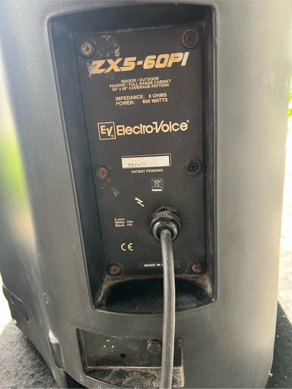 Boxe Electrovoice zx5 60PI ,600 watt bucata , in stare bună 