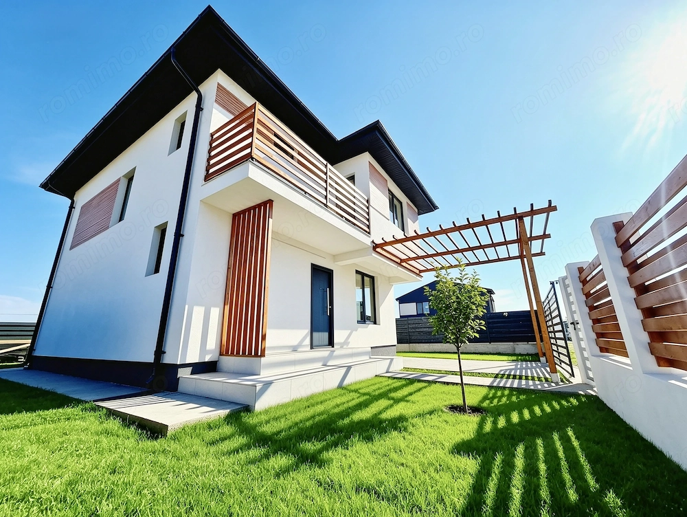 Casă de vânzare nouă individuală | 4 camere | Berceni Ilfov | 330 mp | La cheie - Finisata 