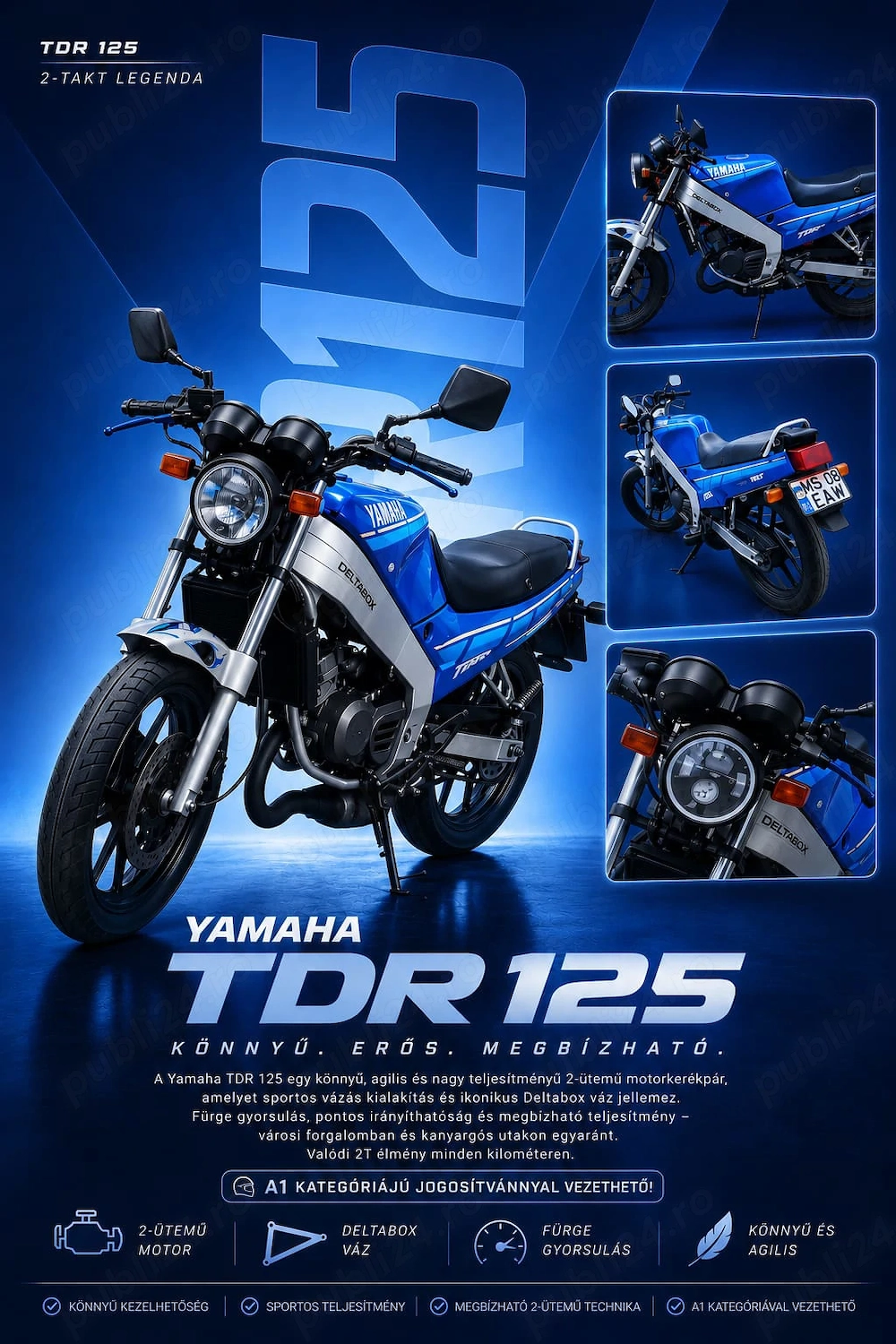Yamaha tzr 125 (Motor identic dt125, tdr125) 