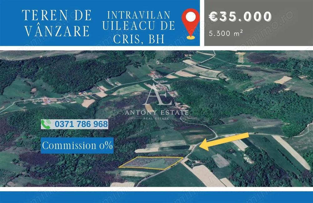 Antony Estate I Teren de vanzare, Uileacu de Cris, Bihor
