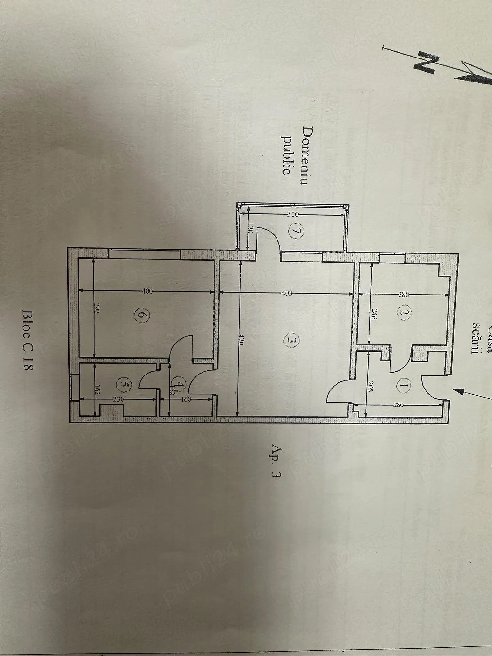 vând apartament 2camere