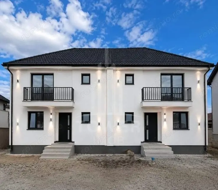 Duplex nou în Șelimbăr – 125 mp utili | Curte proprie 140 mp | Comision 0%