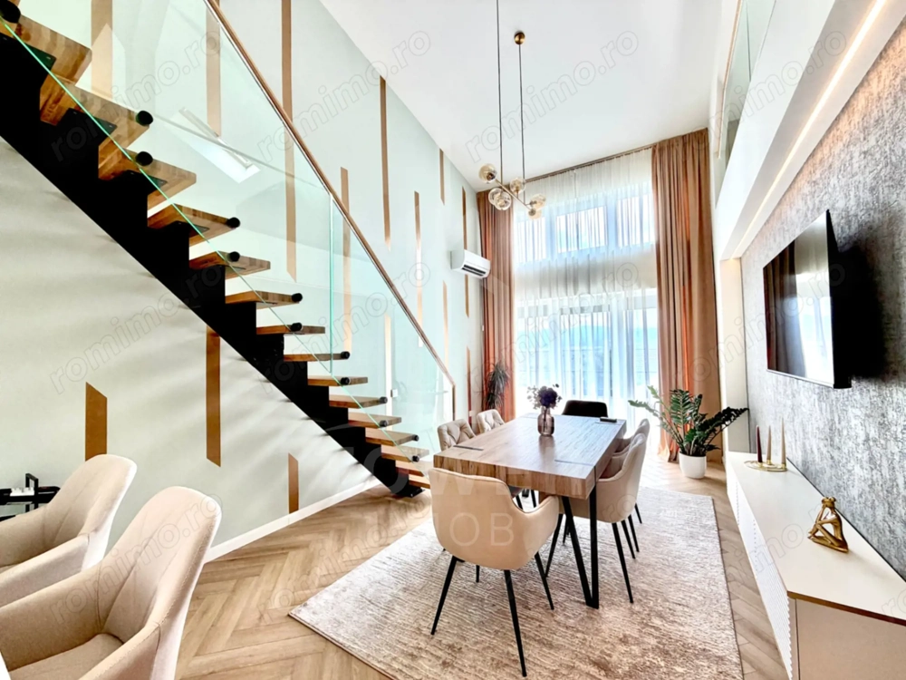 Penthouse de Lux-complet mobilat