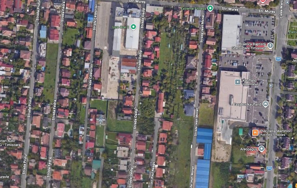 Promovam  teren de duplex cu front de 29 metri, suprafata de 650 mp, zona străzii Mureș, langa Lidl 