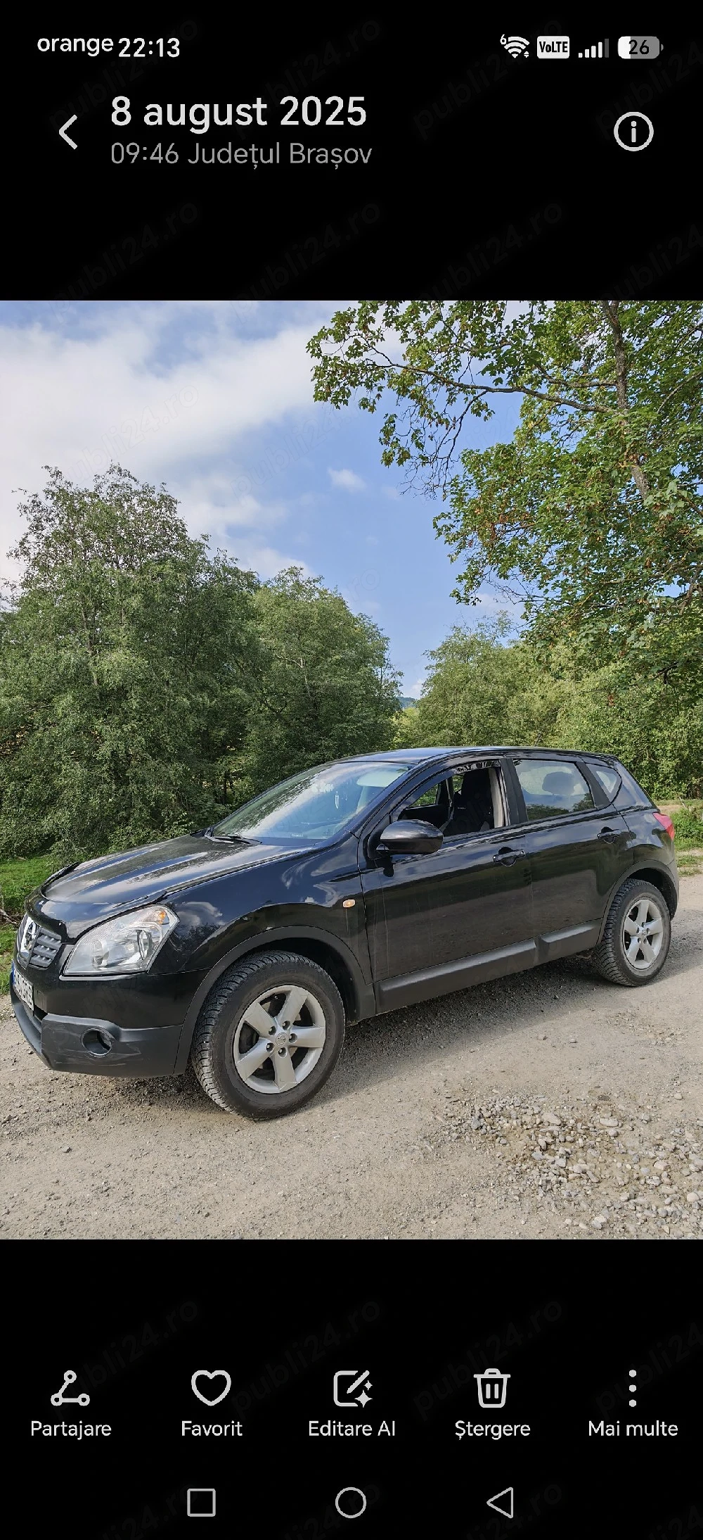 Schimb Nissan Qashqai j10 cu Duba 8+1