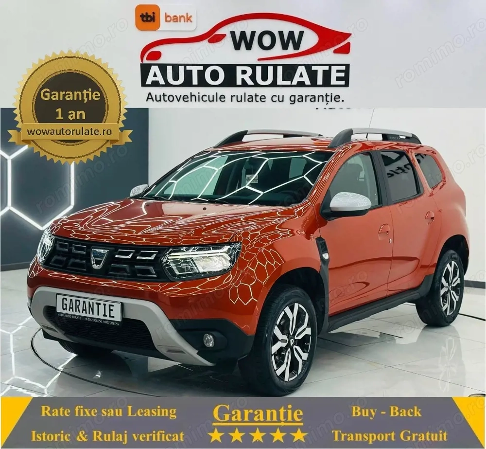 DACIA DUSTER 2021 1.3i E6 Garantie 12 Luni Rate Avans 0 Doar Cu Buletinul