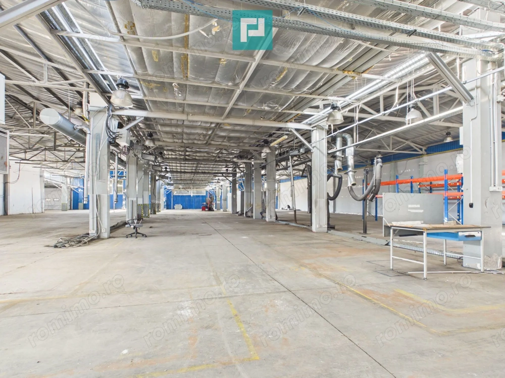 Hală Industrială|3.400mp putere 800 KW  Acces TIR