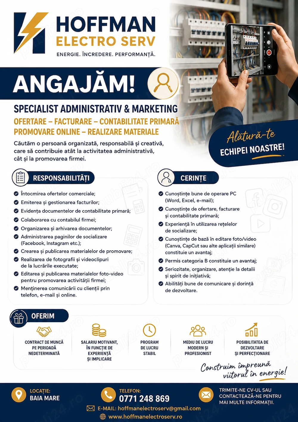 Hoffman Electro Serv angajează!