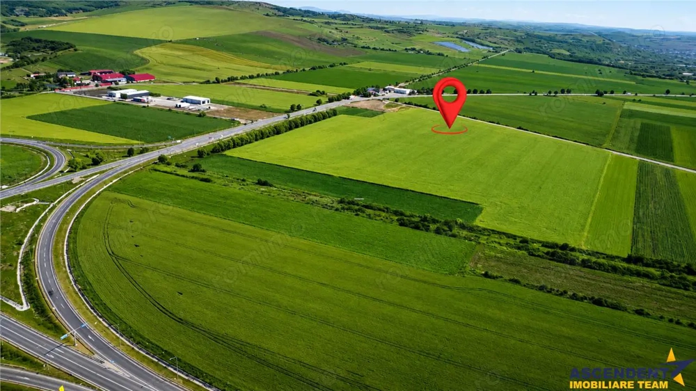 Teren logistic 8.397 mp, Ludus: Vizibilitate si acces direct din Nodul A3, Mures