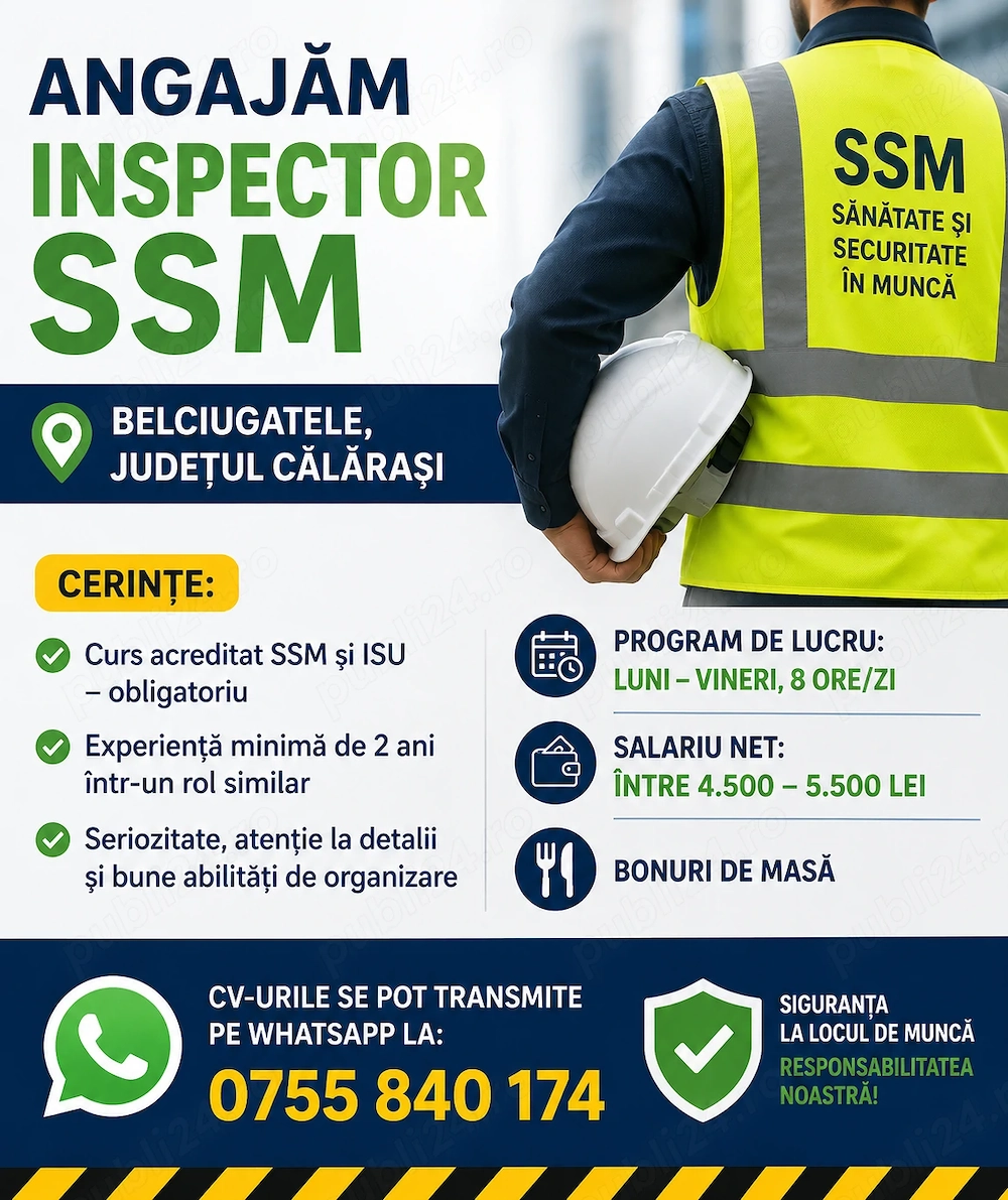 Inspector SSM Belciugatele, Calarasi