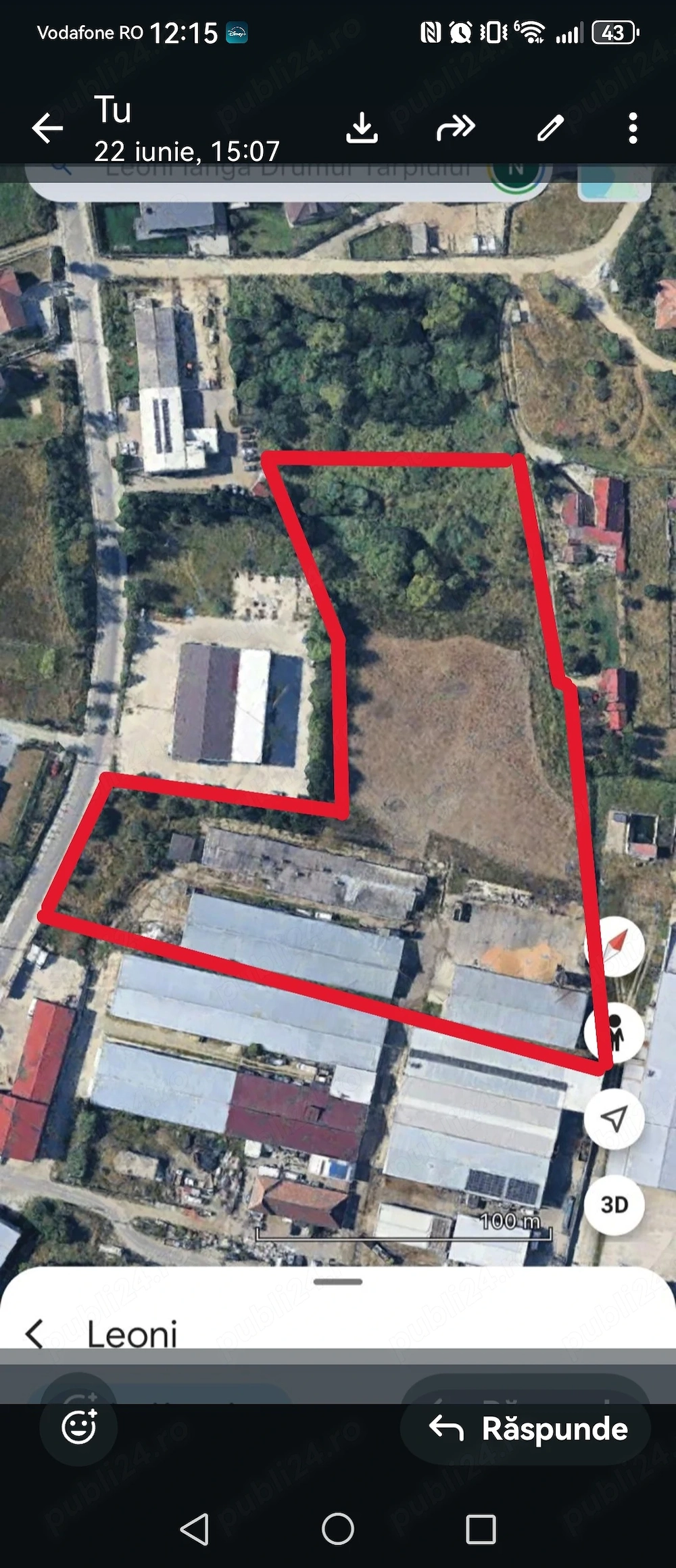 17.000 mp teren intravilan + hale 2.000 mp-Drumul Tărpiului | Zona LEONI  DRUMUL TĂRPIULUI, BISTRIȚA