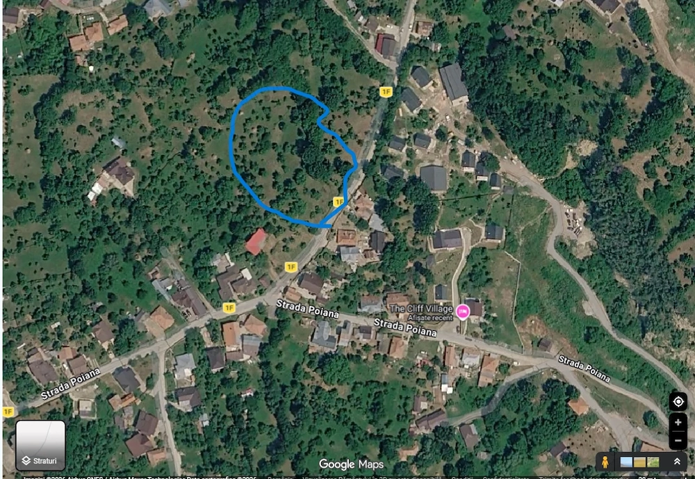 Teren intravilan 4.167 mp | 44 m deschidere | Utilități | Comarnic   Poiana | Priveliște superbă 