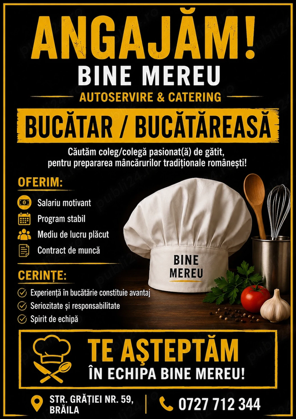Angajam Bucatar
