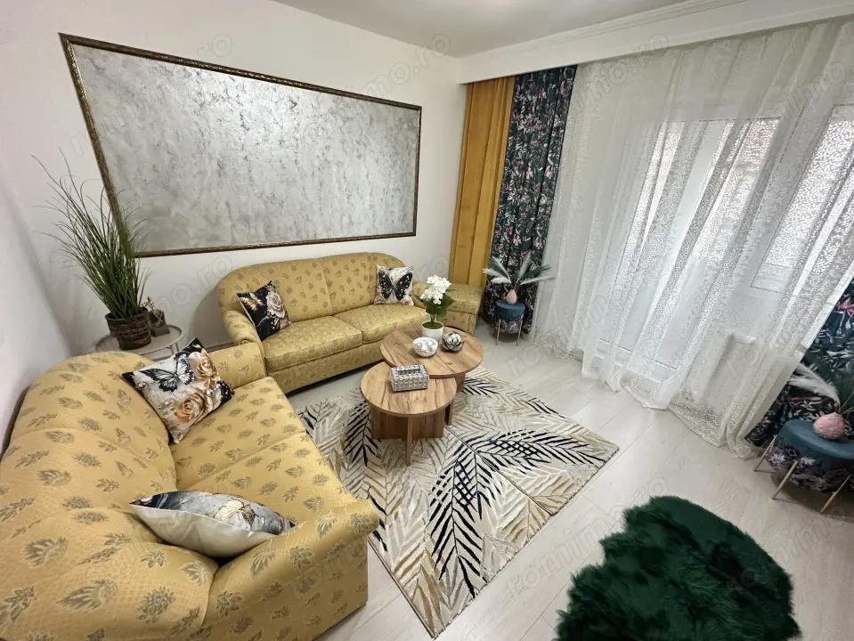 Apartament 2 camere Deco 57 mp. 2 Balcoane Boxa Finisat Mobilat SubStadion