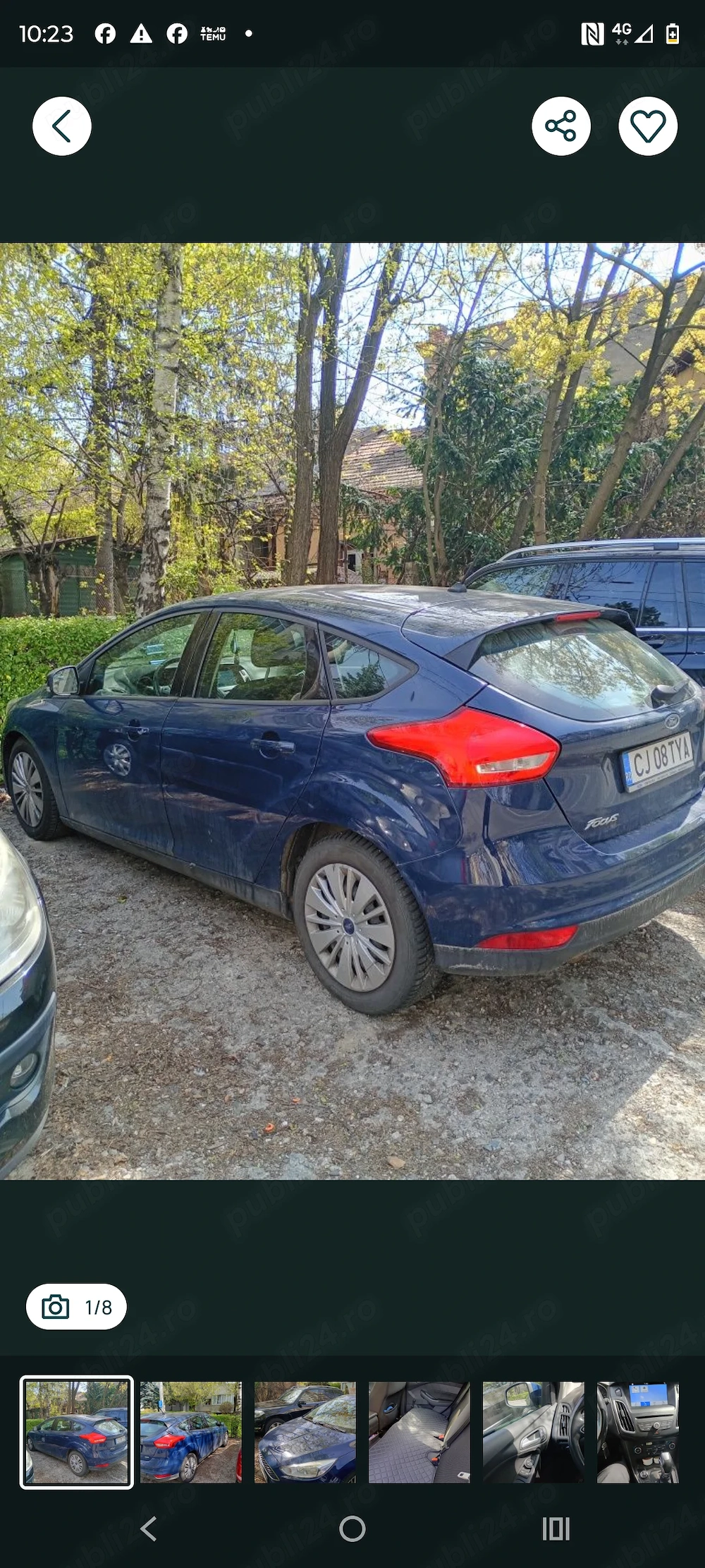 Vând Ford focus Ecobust din 2017, cutie automata stare impecabila 