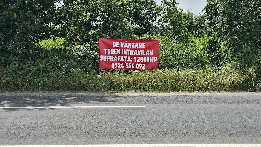 Teren intravilan 12500mp, soseaua de centura, vizavi de Arabesque