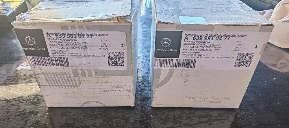 rulmenti spate Mercedes/Vito OEM platforma W639. NOI