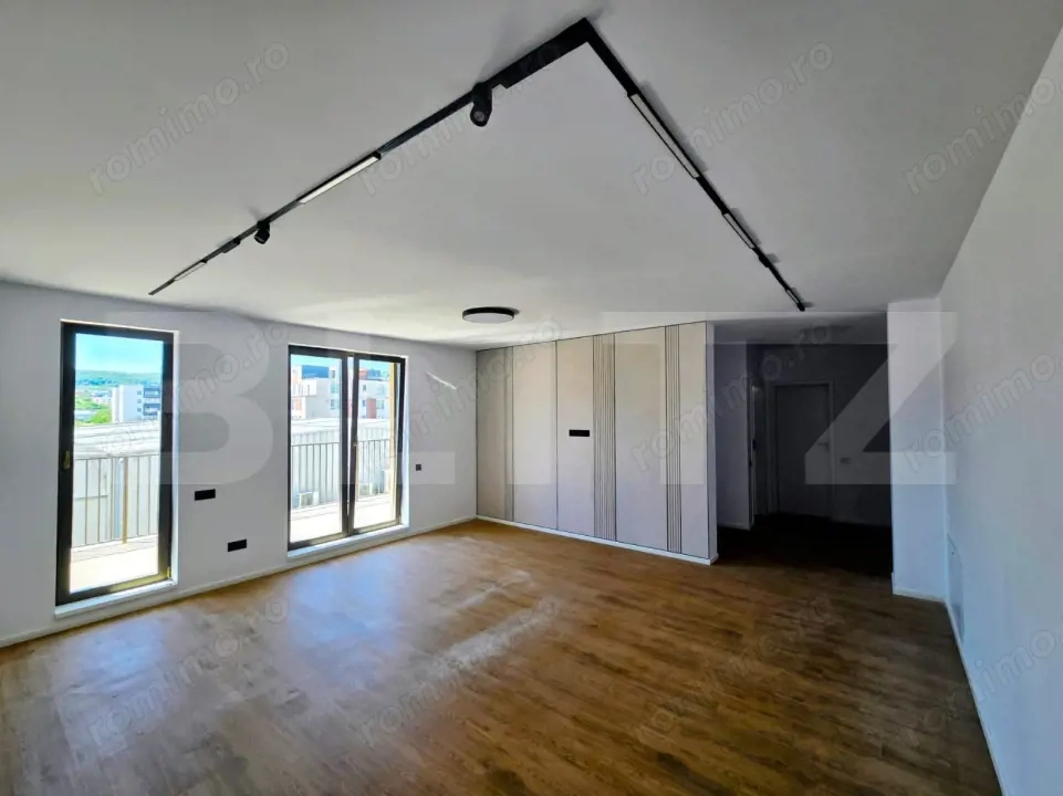 Apartament 2 camere, terasa 22 mp, 57.40 mp, garaj, Eroilor