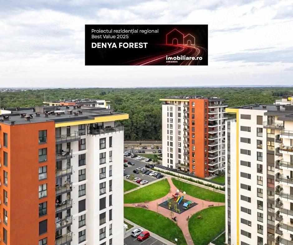 PROPIETAR Apartament 2 camere, prima închiriere, Pădurea Verde, Timișoara, Complex Denya Forest