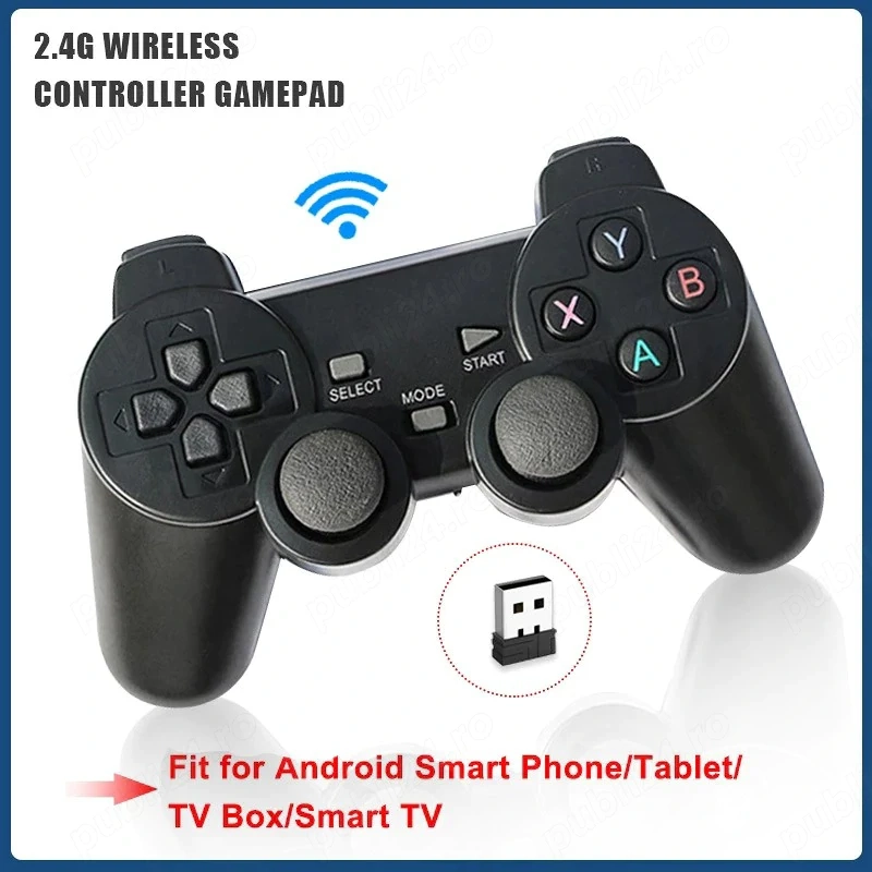 Controller Wireless PC Calculator TV Box Smart TV Maneta Gaming Wireless Fara Fir NOU