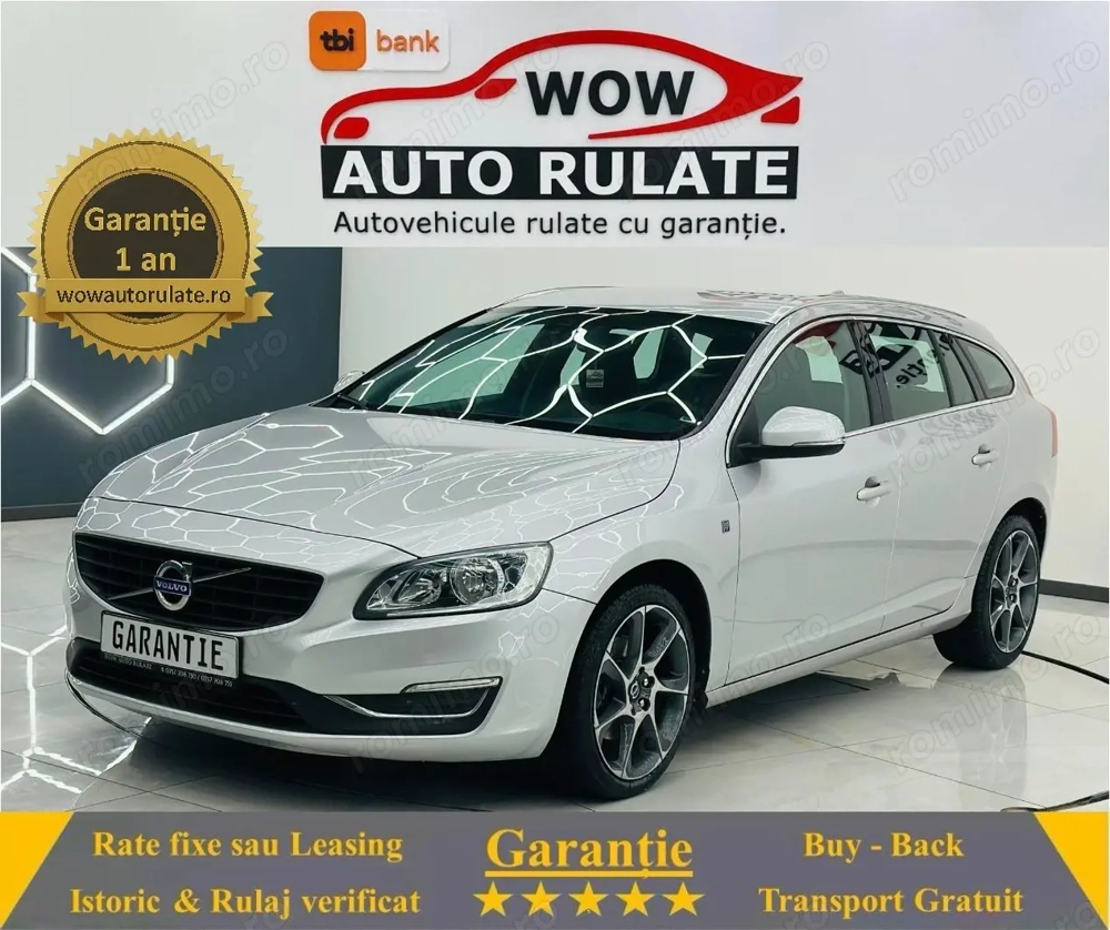 VOLVO V60 2016 2.0D E6 Garantie 12 Luni Rate Avans 0 Doar Cu Buletinul