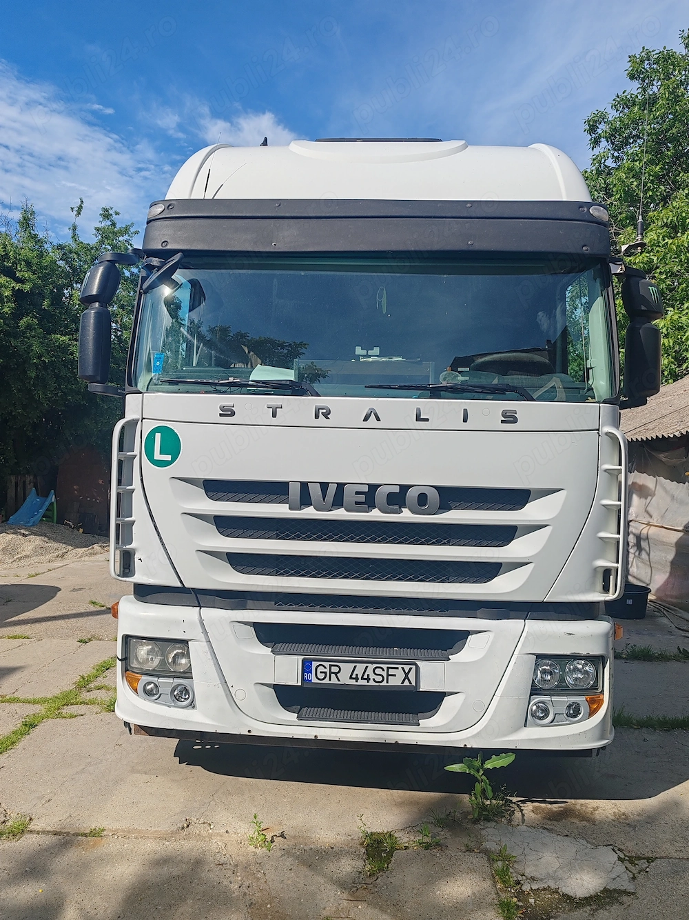 Vand ansamblu cereale Iveco stralis euro 5 eev 500 cai 2012+bena  cereale 1995 50mc
