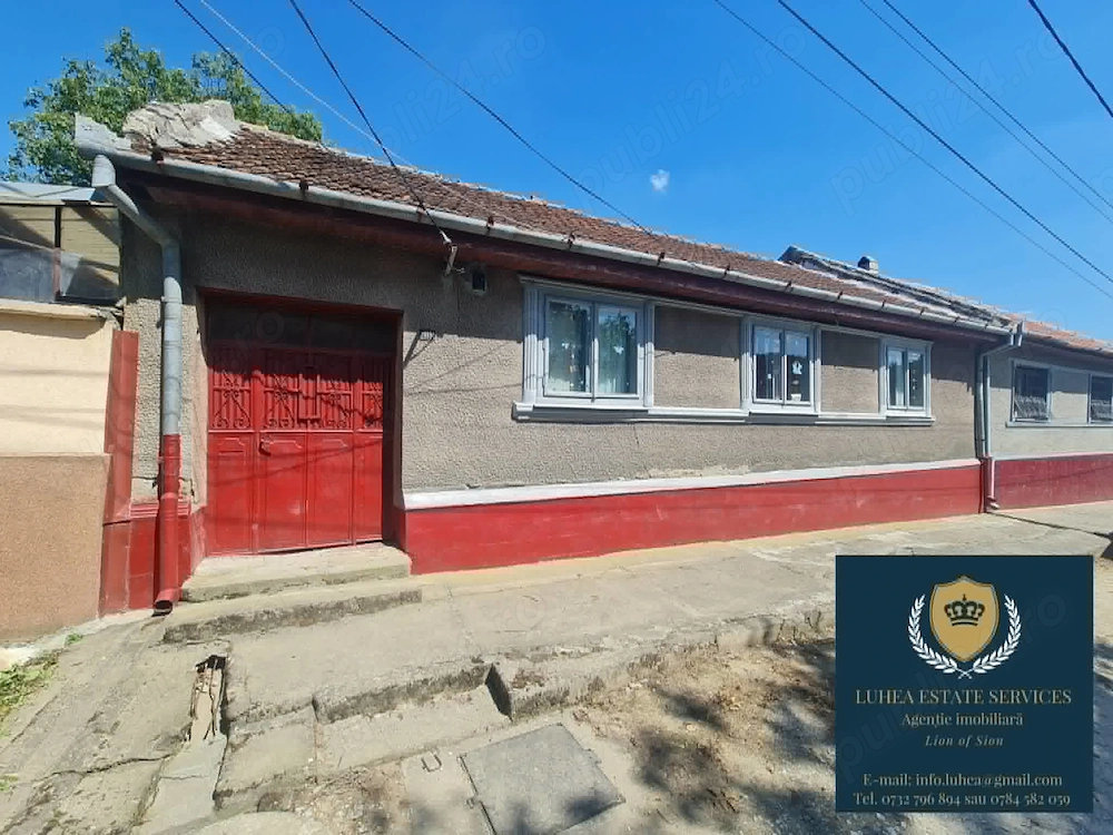 Casă cu 5 camere, baie, bucătărie și teren de 520mp