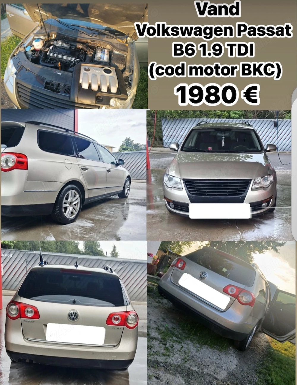 Vand passat b6 1.9bkc