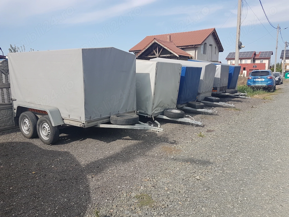 Remorci   Platforme auto 2000 kg  de închiriat 