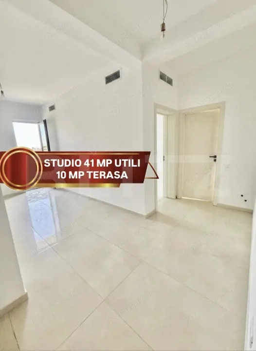 Apartament STUDIO 41 mp utili + 9,81 mp Terasa, ZONA ESSO GIROC