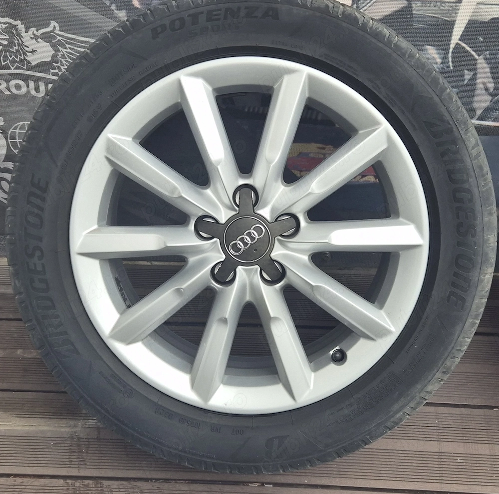 Jante aliaj cu anvelope de vara bridgestone Potenza 225/50/r17